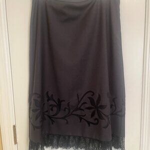 Beautiful 10 Petite Black Skirt from LOFT